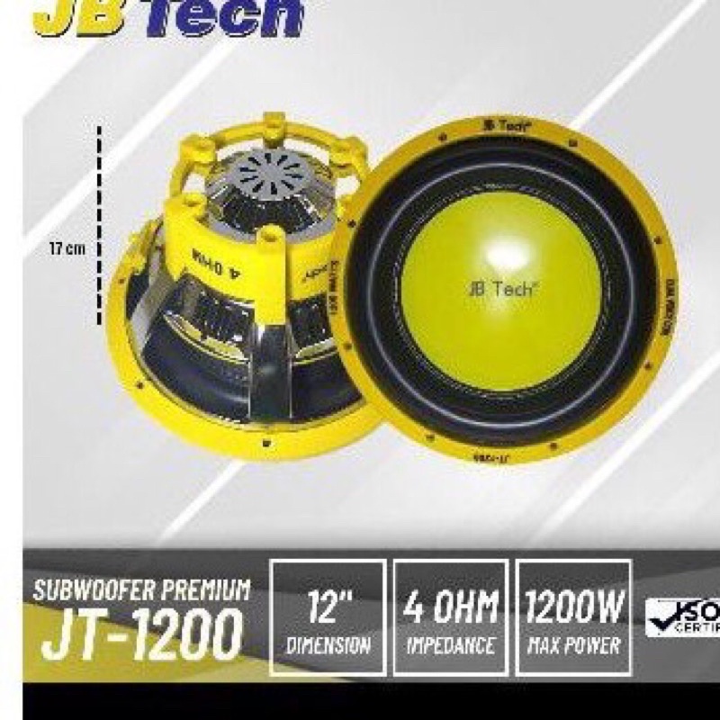 Subwoofer Jb tech JT1200