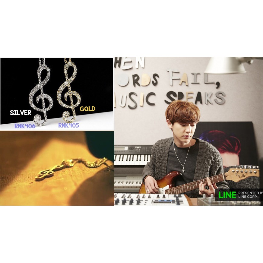 EXO Chanyeol Melody Necklace