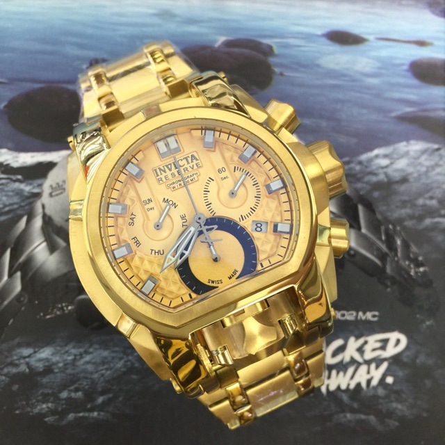 INVICTA BOLT ZEUS premium tali rantai gold pria M 25205