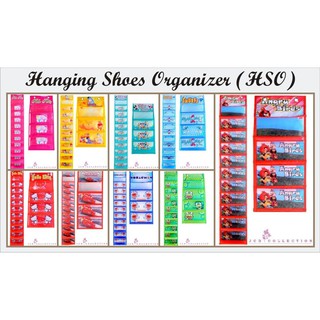  Rak  Sepatu  Gantung  Karakter Hanging Shoes Organizer 