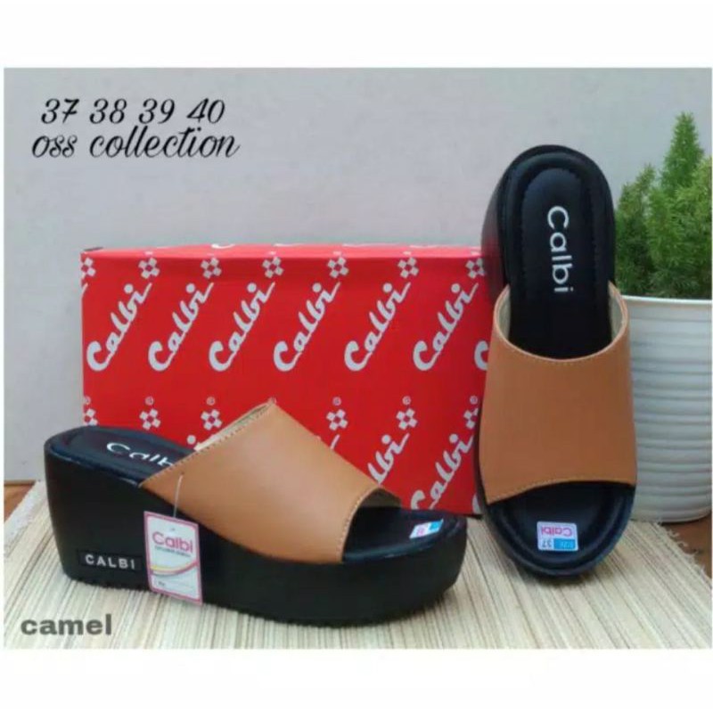 Sandal Wedges Calbi Terlaris Harga Grosir | Sandal Wedges cewek (W03)