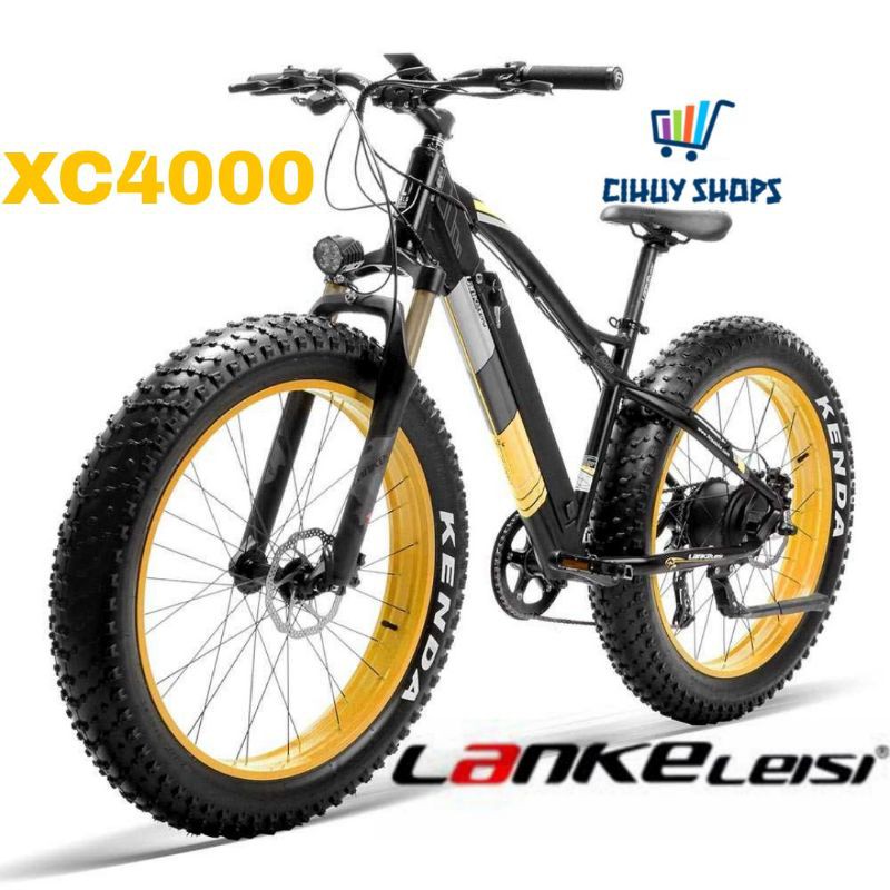 Jual Sepeda Listrik Lankeleisi XC4000 Fat Tire Elektik Bike Electric