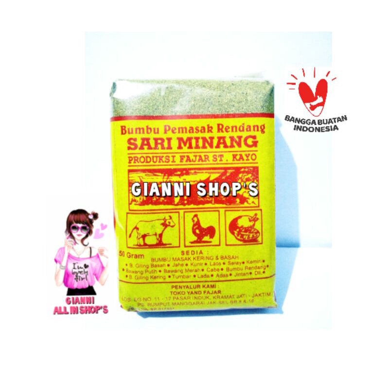 

Bumbu Rendang sari minang Asli Tanpa bahan pengawet Cocok untuk Daging sapi Rendang, ayam & jengkol