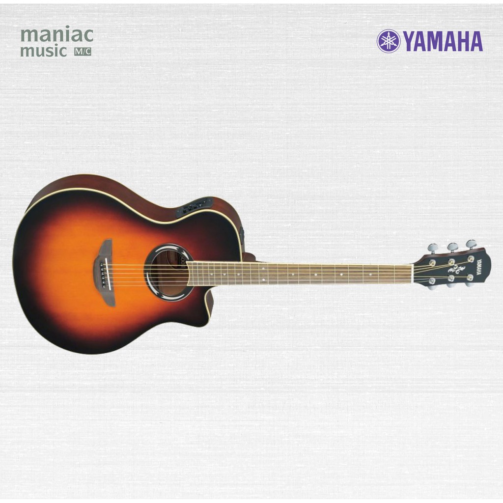 Yamaha APX500II OVS - Gitar Akustik Elektrik. Tuner. Preamp. Old Violin Sunburst