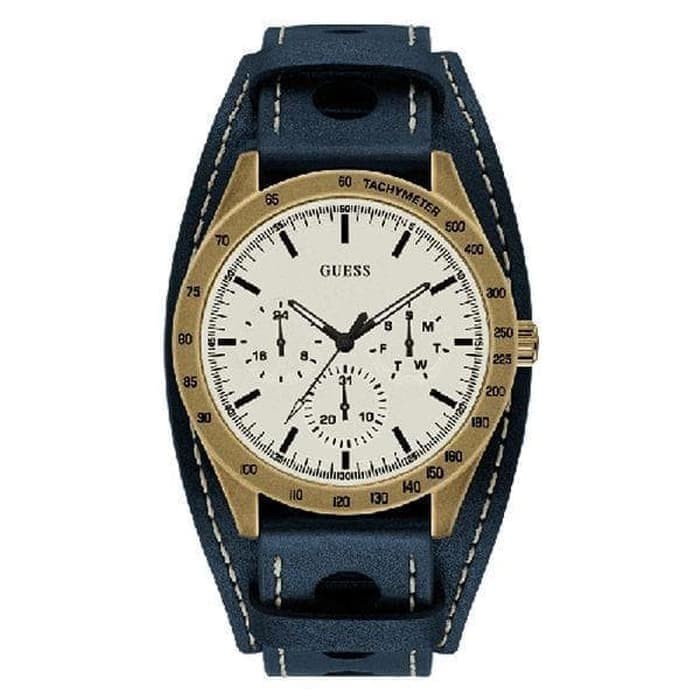 GUESS W1100G2 Montana - Jam Tangan Pria - Biru