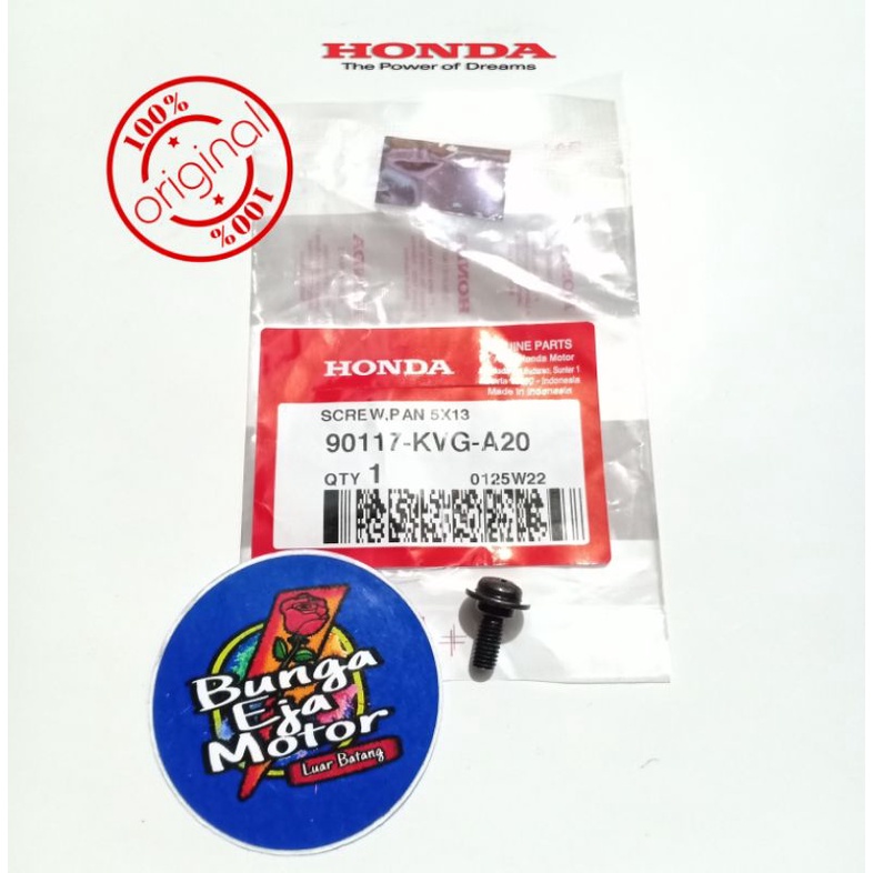 BAUT BODI / BAUT COVER TAMENG SCREW PAN 5X13 ORIGINAL HONDA