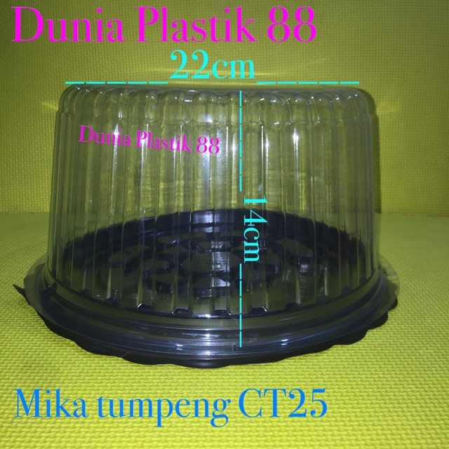 isi 10PCS CT25 mika tumpeng mini tumini bulat ct 25 tray cake tart kue bolu nasi kuning