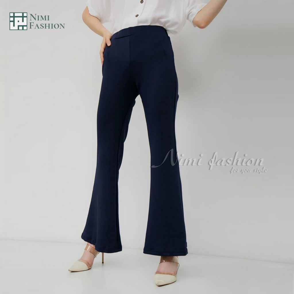 Cutbray Scuba Premium Celana Cutbray Palazzo Wanita Bawahan Highwaist Casual Cutbray Office Pants