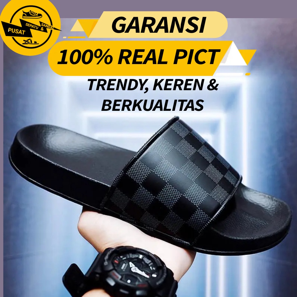 Sendal Sandal Sedal Sadal Sandel Sendel Slop Selop Selope Slide Slip On Flat Flip Flop Flipflop Casu