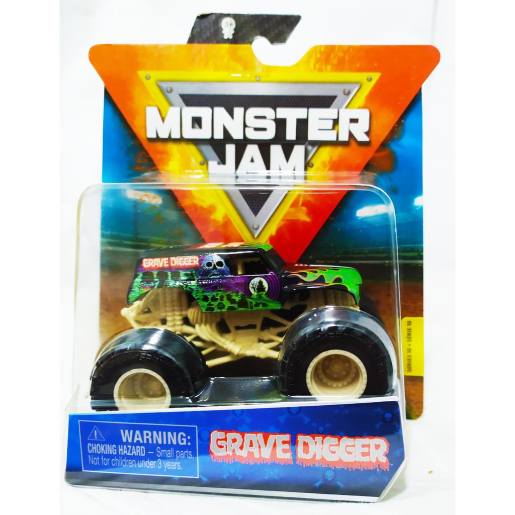 Hot Wheels Monster Jam Grave Digger White