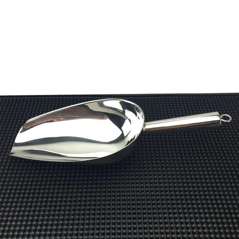 Es sekop stainless steel bahan tebal / ice shovel scoop / sekop es batu beras tepung kedelai