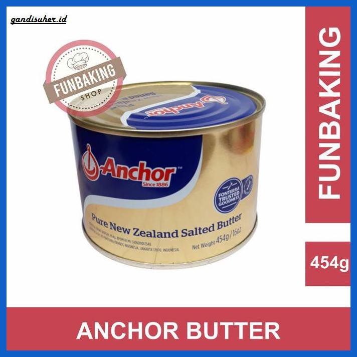 

Rettubagetnem- Funbaking - Anchor Pure New Zealand Salted Butter 454 Gr -Asli-Slii.