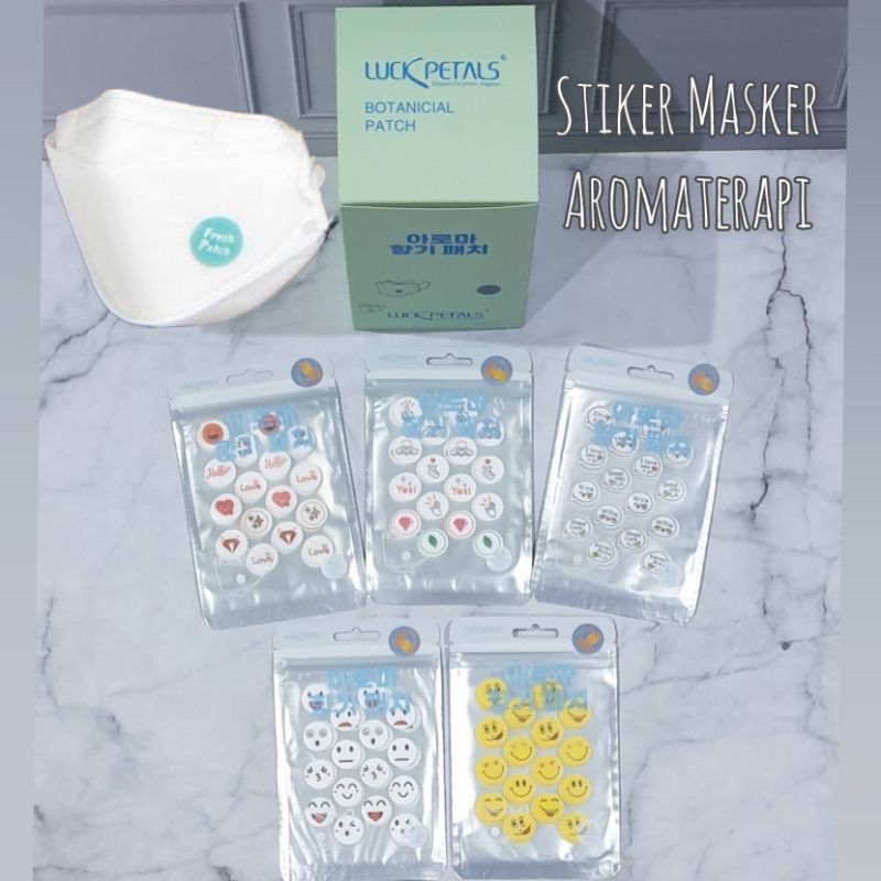 Stiker Masker Korea AROMA TERAPHY isi 48 // Patch Pelega Nafas Aromaterapi isi 48