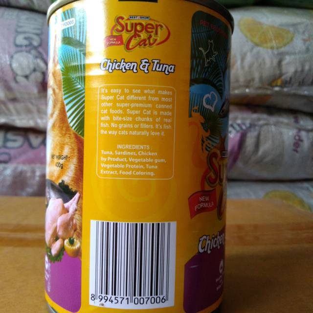 Makanan Basah Kucing SUPER CAT 400GR SUPERCAT