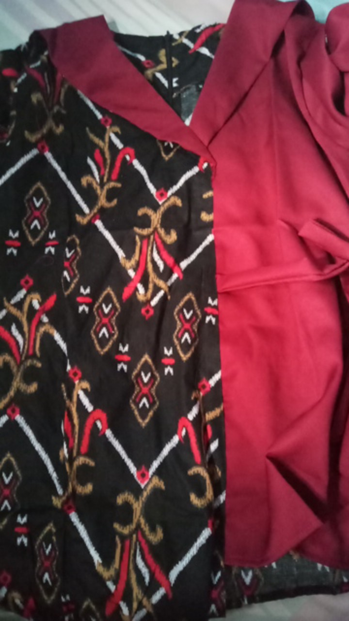 Atasan Batik Dolby Dolbi Dobby Doby Tenun Sutra Tulis Halus Katun Atbm Baron ,sarombit Atasan