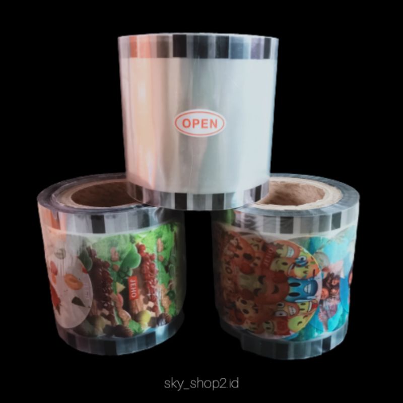 Plastik Lid Seal Cup / Sealer Cup / Cup Sealer Roll 1200 Cup