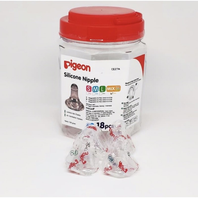 Dot pigeon silicone nipple S | M | L