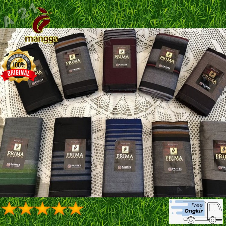 M99-10 Sarung Tenun Motif Random Acak Original Dewasa Cap MANGGA