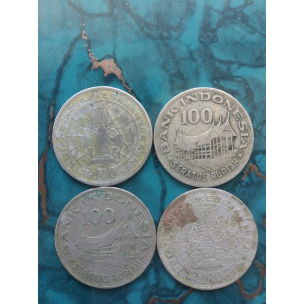 Uang Koin 100 rupiah tahun 1978
