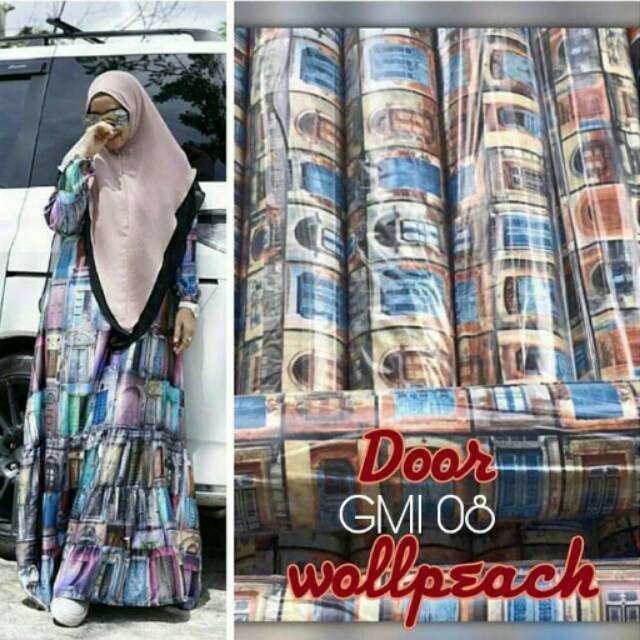Gamis syari printing deanara