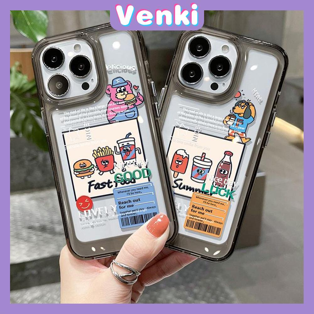 iPhone Case HD Acrylic High Quality Hard Case Clear Case Metal Button Protection Camera Shockproof Cartoon Cute Compatible For iPhone 14 Pro Max 14 Plus 13 Pro Max 12 11 XR 7Plus