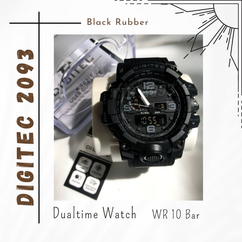 JAM TANGAN DIGITEC PRIA 2093 ORIGINAL