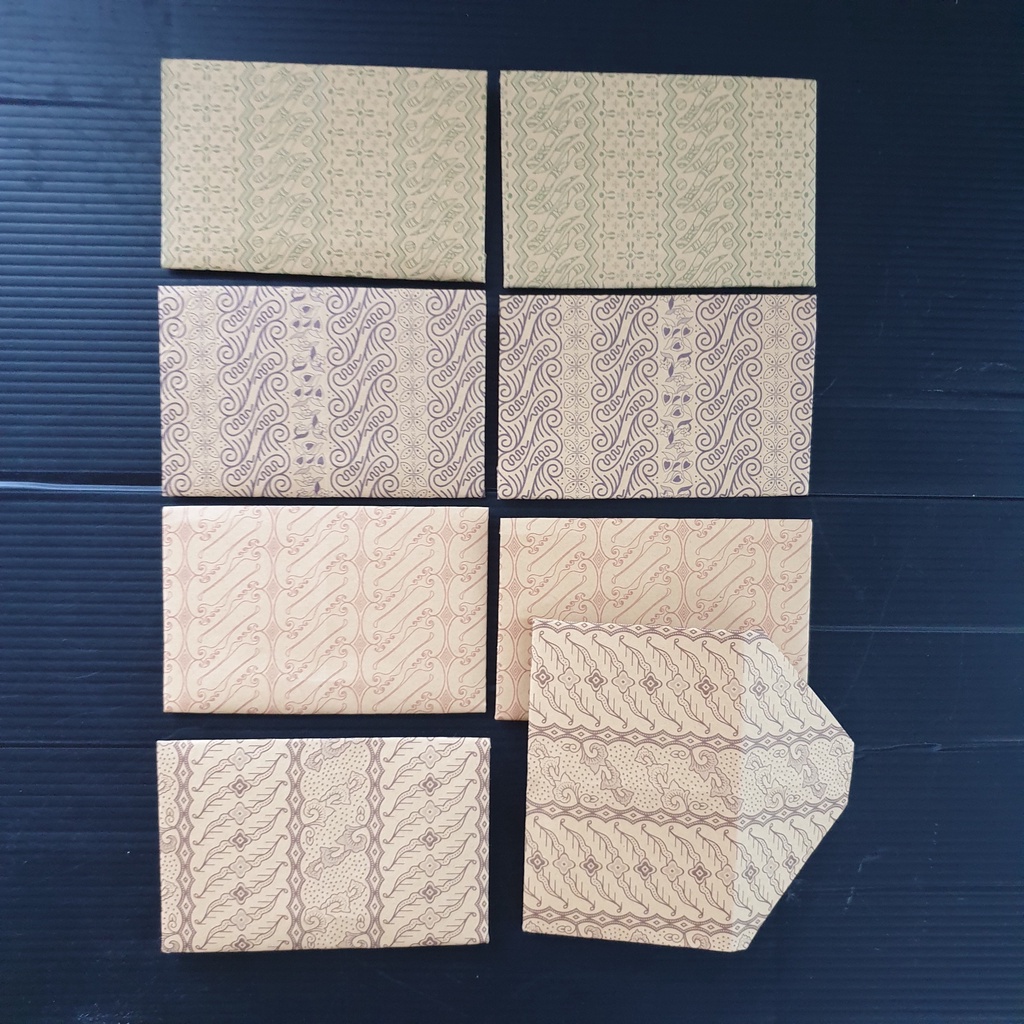

Amplop Origami Craft batik LEBARAN set (8)