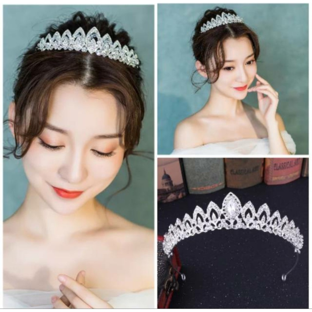 Merak Crown - Bridal Crown Simple Elegan - Mahkota Pengantin