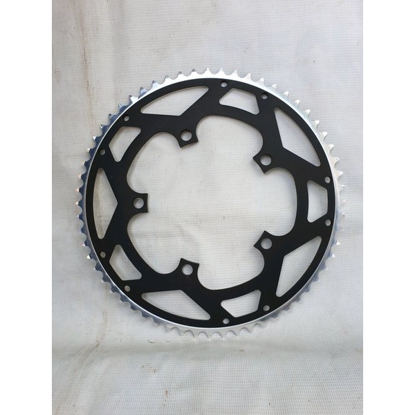 Chainring 60T BCD 130mm - Chain Ring Sepeda Lipat Road Bike Warna Hitam