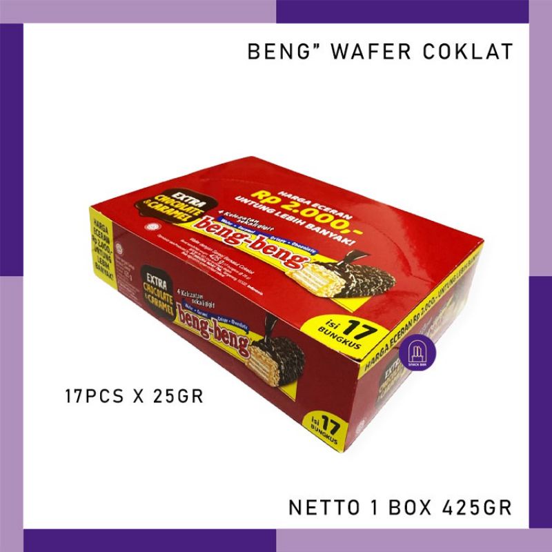

Beng beng isi 17pcs /Beng Beng / Beng Beng Box / Beng Beng Reguler Isi 17 PCS x 25 gr