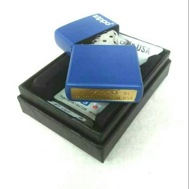 Korek Api Zippo Matte - Biru