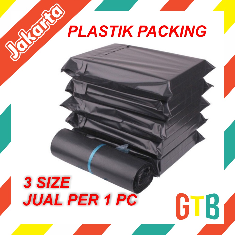 ❤️GTB❤️ PERLEMBAR Banyak Size PLASTIK PACKING POLYMAILER TEBAL Bisa Beli PerSatu Lembar SIZE KECIL sdh ada Lem perekat R642