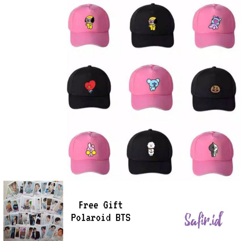 Topi Baseball kpop BTS BT21 character