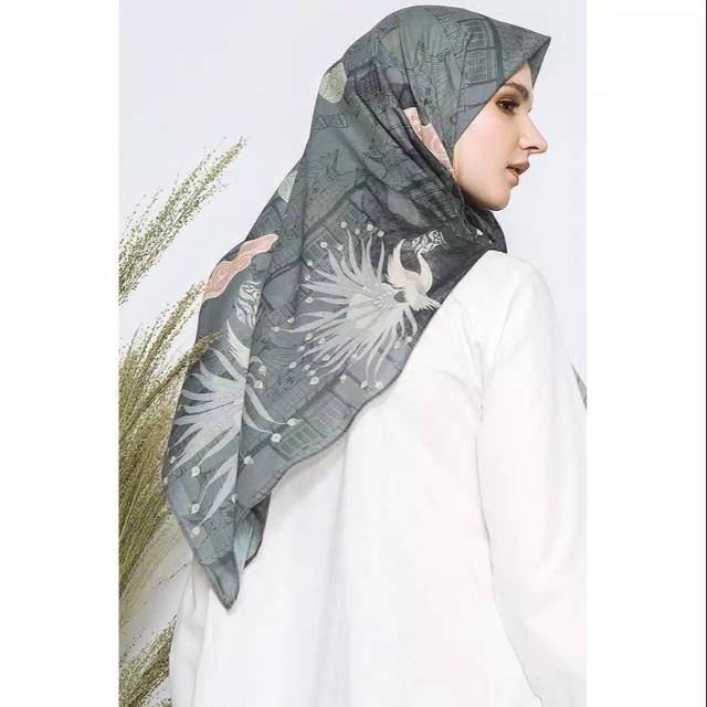 Scarf cotton ink X Ria Miranda