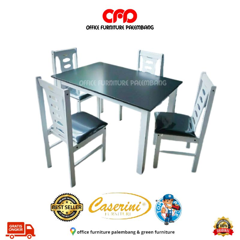 Jual Meja Makan Kursi Makan Kayu Dinning Set Meja Resto Meja Kantin Meja Kursi Cafe Caserini