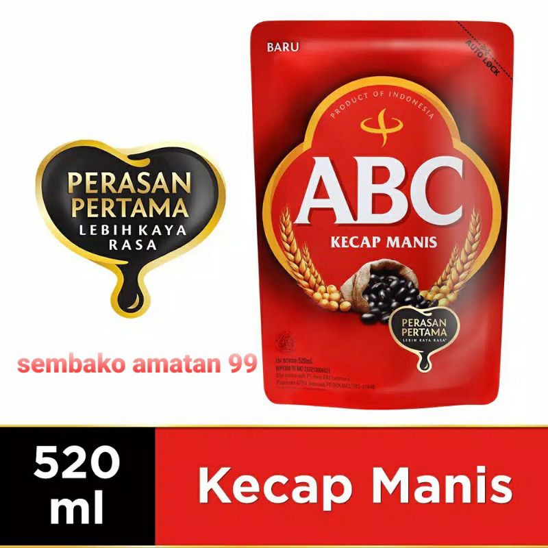 ABC Kecap Manis 685 Gram Kemasan Pouch