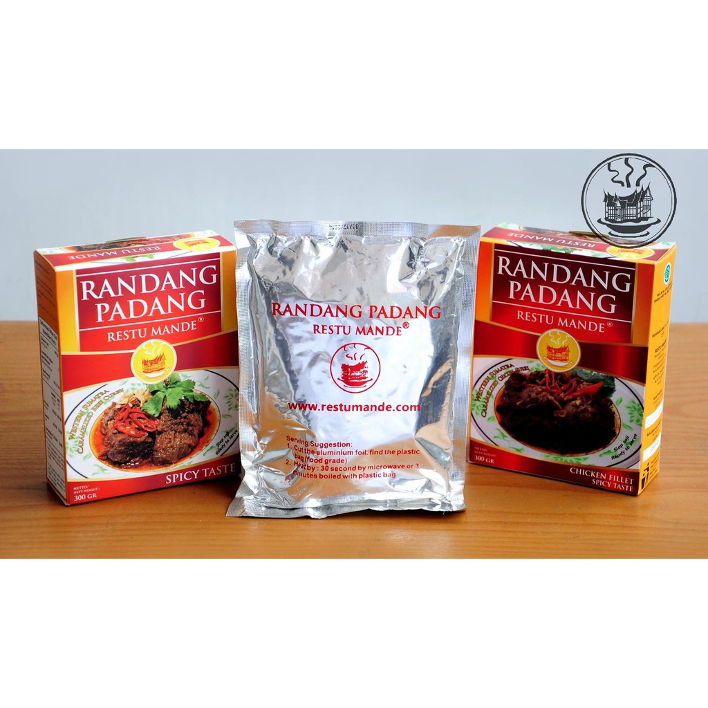 RENDANG SAPI HALAL RESTUMANDE - MASAKAN PADANG ENAK Siap Saji - Indonesia Food