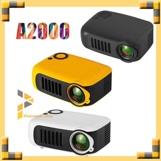 Mini Projector A2000 Full HD 1080P Video Portable PAKET LENGKAP ORI