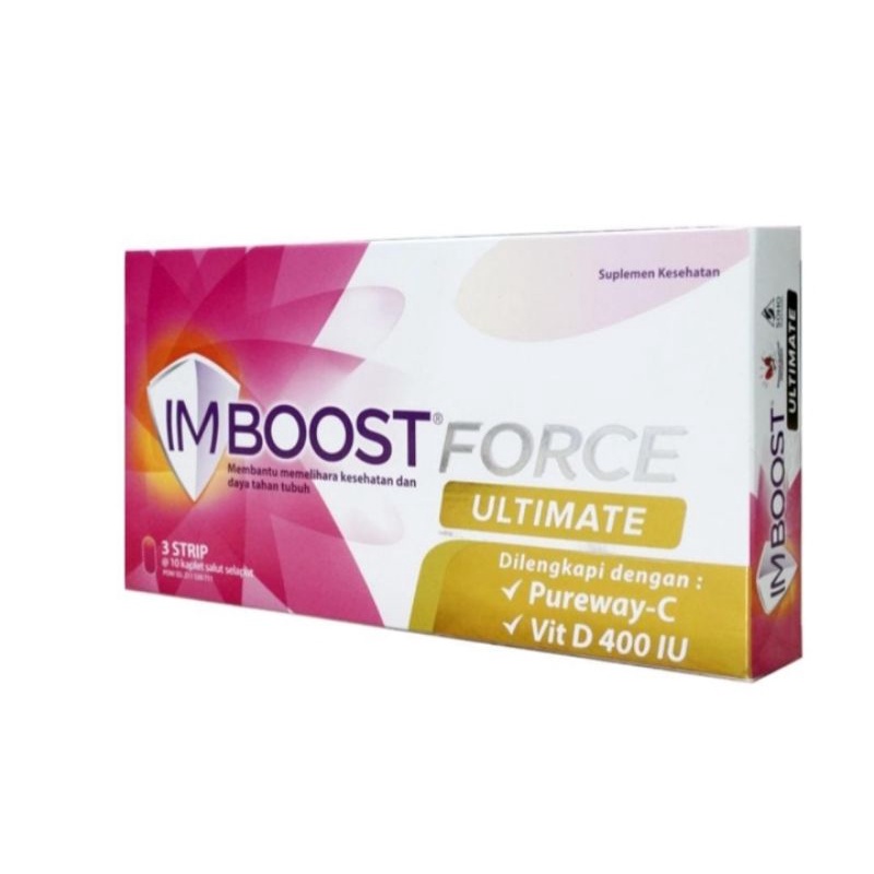 Imboost Force Ultimate 3 x 10 Tablet - Meningkatkan daya tahan tubuh