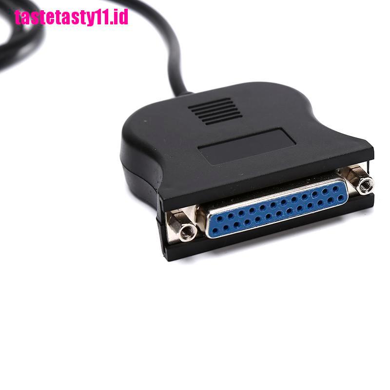 Kabel Printer IEEE 1284 25-Pin Port Ke USB 2.0 Paralel