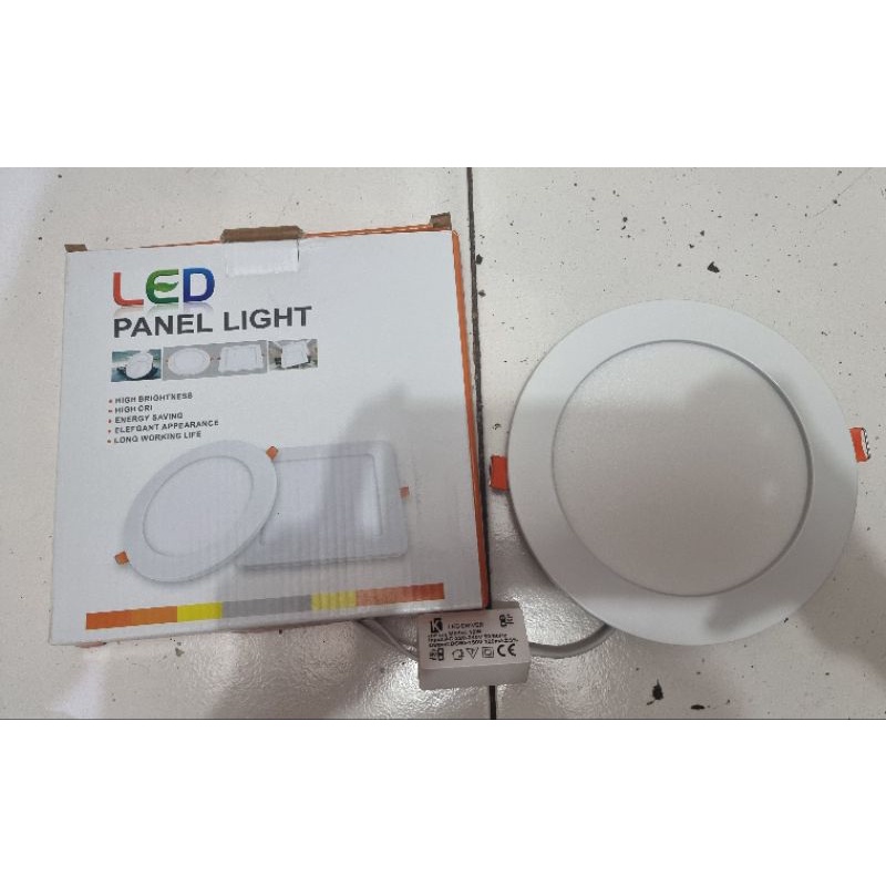 Led panel Inbow 12w bulat 6500K &amp; 4000K. led panel IB 12watt