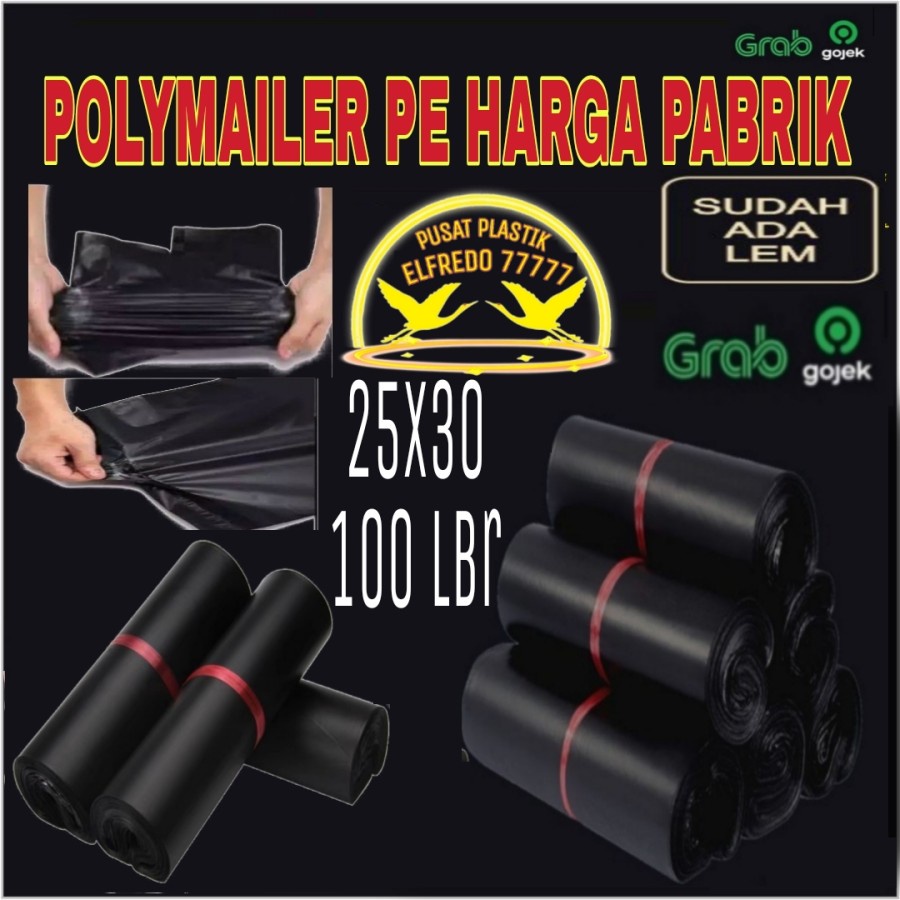 PLASTIK POLYMAILER 25X30 ISI 100LBR / PLASTIK PACKING ONLINE SHOP