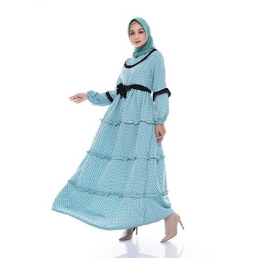 Baju Dress Wanita Fashion Muslim Amanda Dress Original Murah