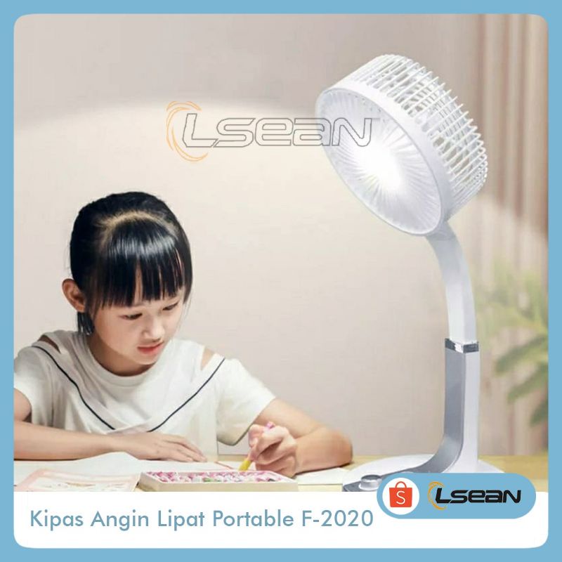 KIPAS LAMPU USB FAN LIPAT PORTABLE F-2020