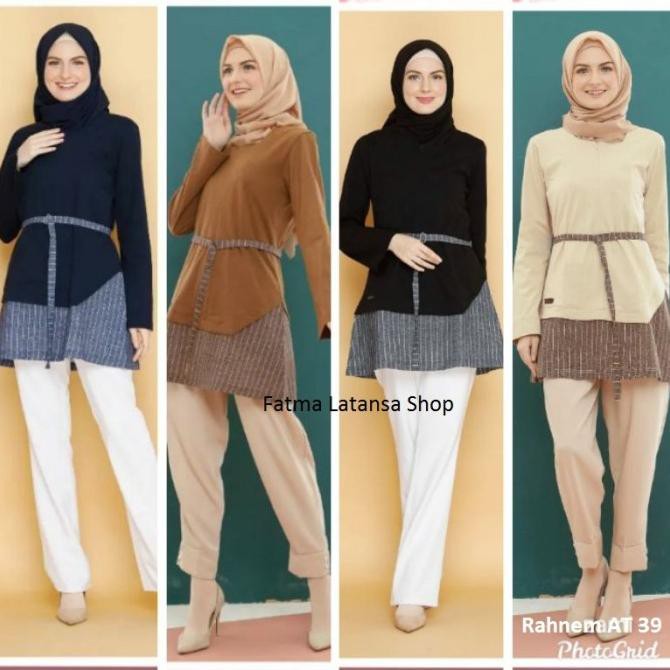 atasan dewasa / rahnem at 39 / tunik wanita / baju muslim