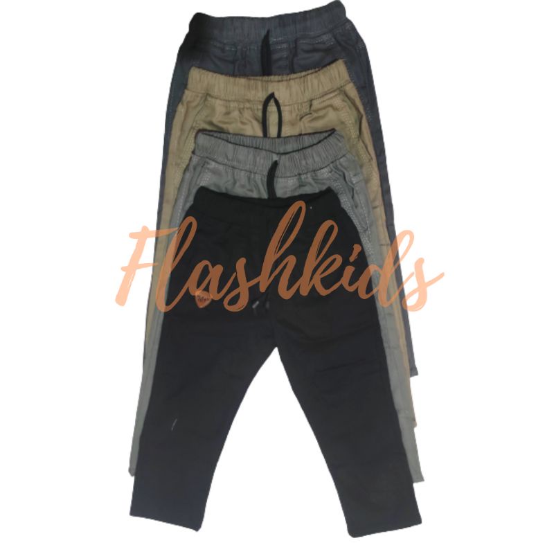 Flashkids Celana Chino Anak Panjang 1-15 Tahun Unisex Stretch