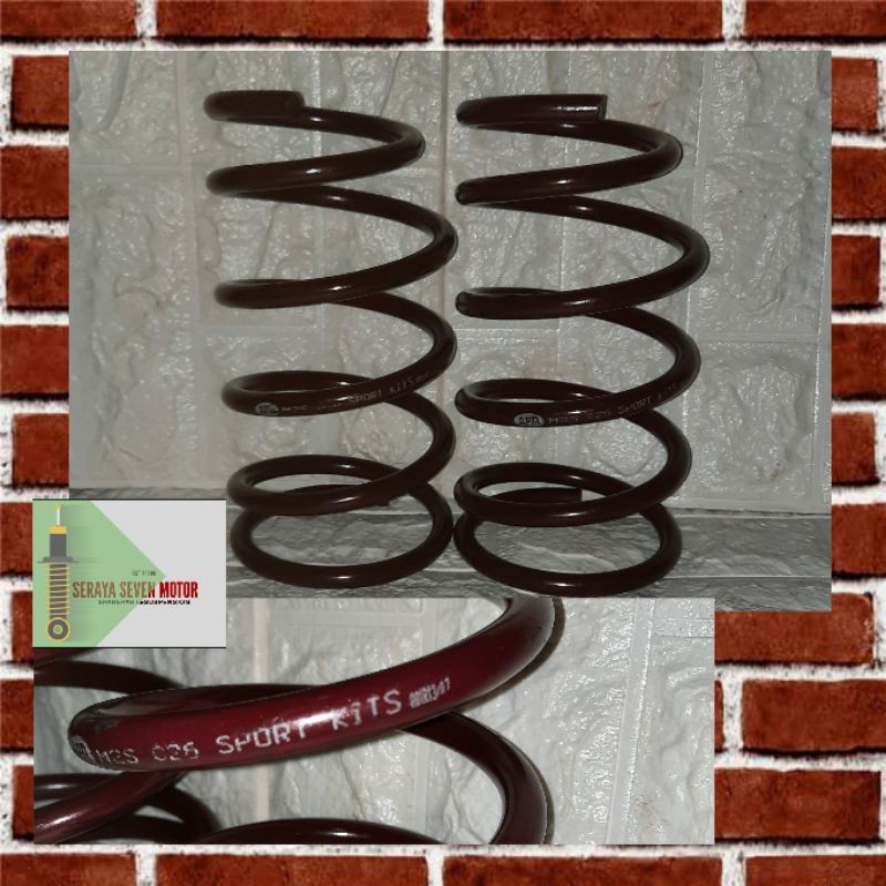 lowering spring per keong ceper depan all new avanza xenia apm sportkits 2pc
