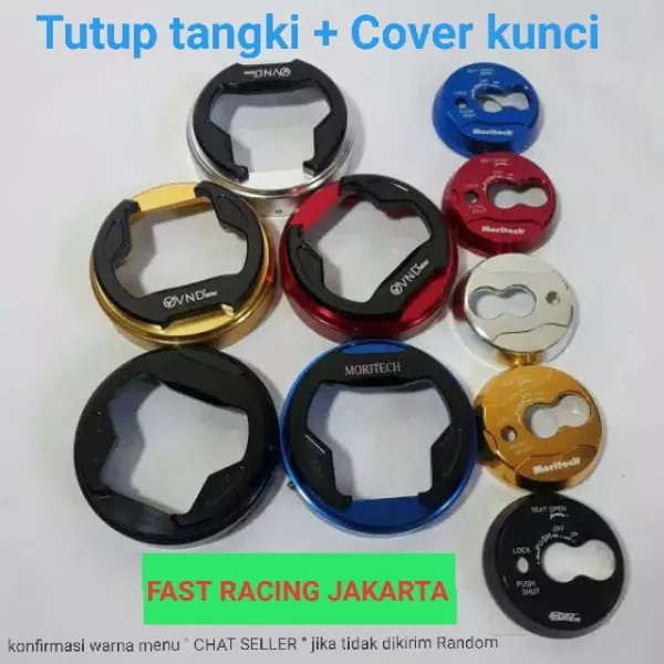 Cover Tutup Tangki Nmax  +  Tutup Kontak NMAX Ful CNC