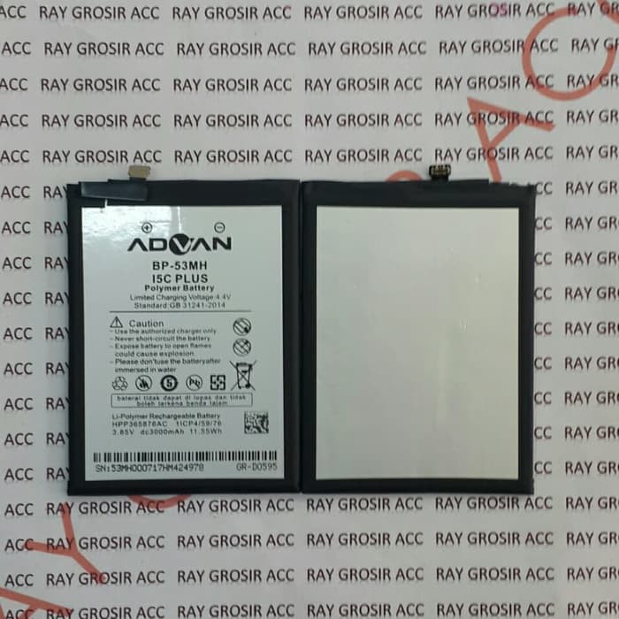 Baterai Original ADVAN Vandroid I5C+ I5C Plus BP 53MH BP-53MH