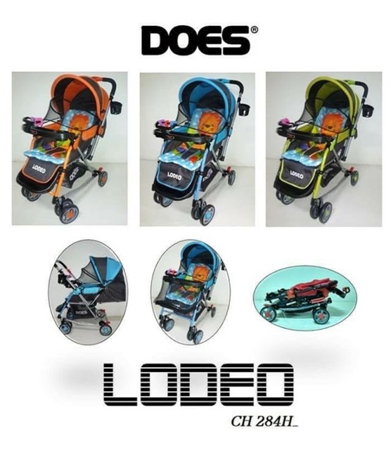 KERETA DORONG BAYI - BABYDOES LODEO HANDLE REVERSIBLE STROLLER BISA AYUN DIJAMIN HARGA TERMURAH
